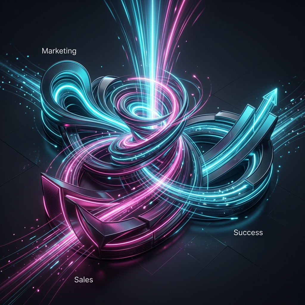 RevOps Strategic Alignment Visualization showing a unified gear system.